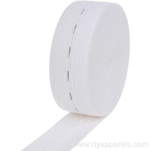 Buttonhole Elastic Band Adjustable Elastic Band for Sewing